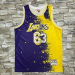 NBA 6 23 Lebron James Lakers M&N Maillot